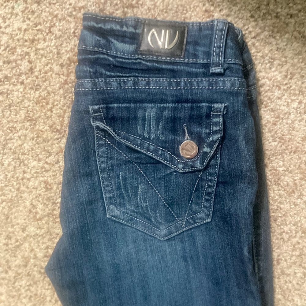 True BlueNV Jeans 2000s Jeans
Juniors size 5 Dark wash distressed low rise Denim
